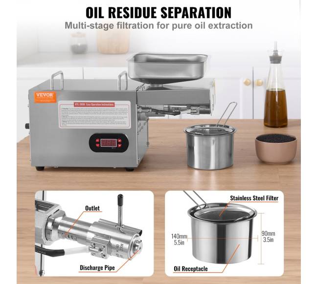 Elektrinė aliejaus spaudimo mašina, 850W3