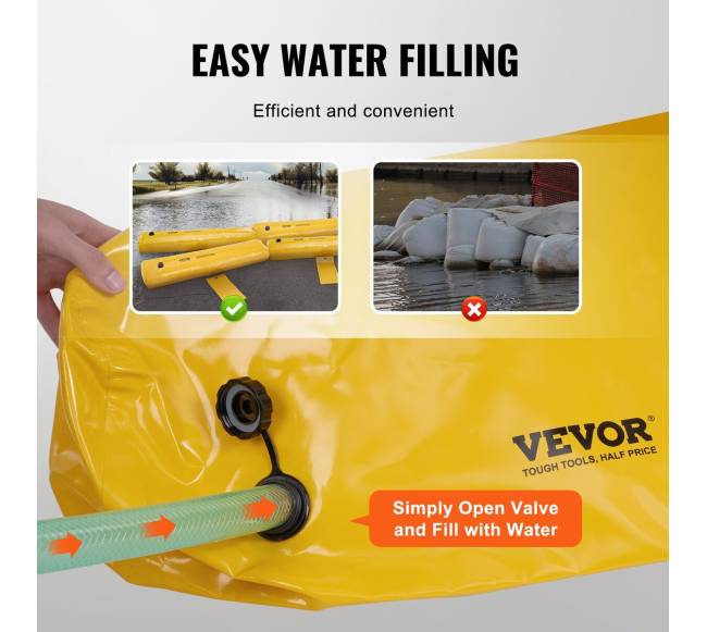 Potvynių barjerai, smėlio maišų alternatyva, 4 vnt.2