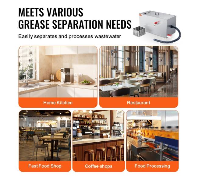 Komercinis riebalų gaudyklė restoranams ir virtuvėms5