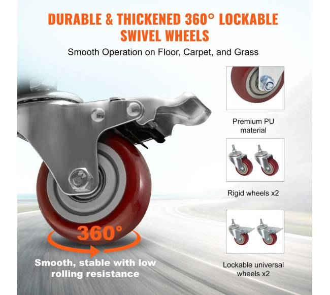 Sulankstomų kėdžių vežimėlis su 12 vietų3