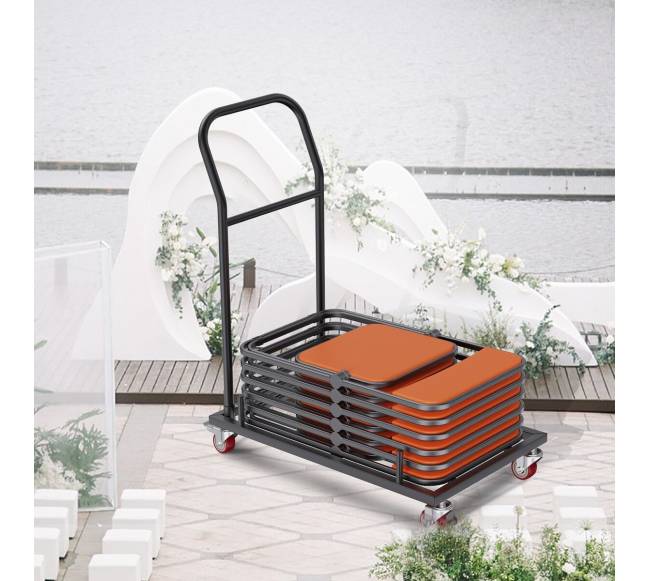 Sulankstomų kėdžių vežimėlis su 12 vietų7