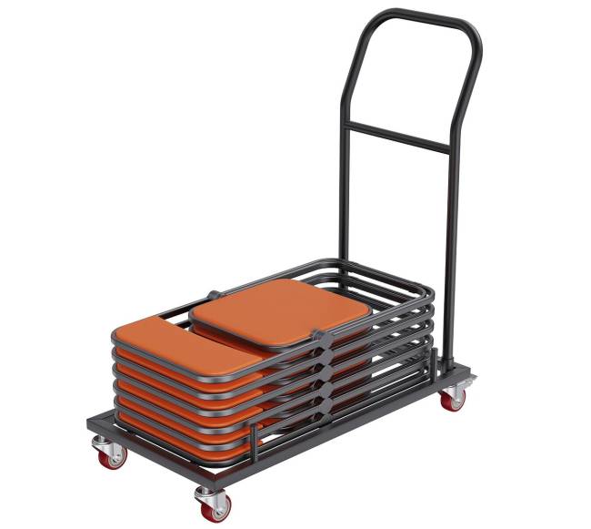 Sulankstomų kėdžių vežimėlis su 12 vietų10