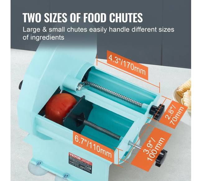 Rankinis daržovių pjaustytuvas su reguliuojamu storiu3