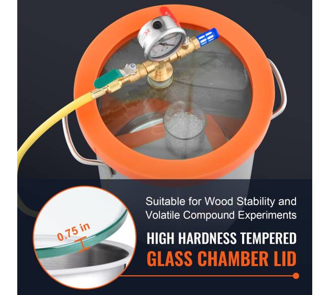 5 galonų vakuuminė kamera su stiklo dangčiu4