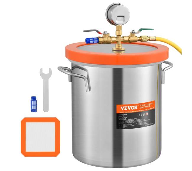 5 galonų vakuuminė kamera su stiklo dangčiu8