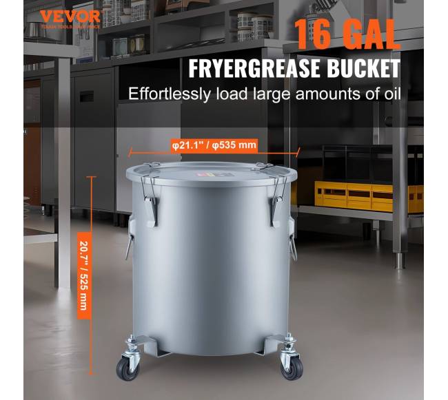 Aliejaus šalinimo kibiras su ratukais1