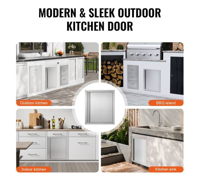 Lauko virtuvės durys 457x533 mm5