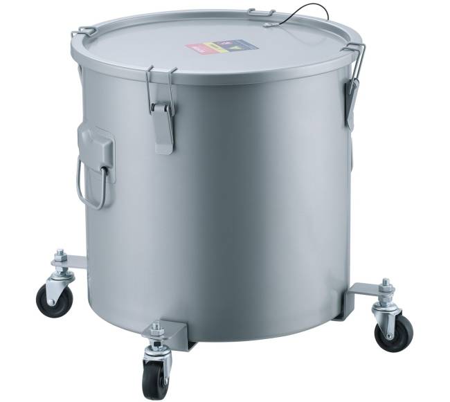 Keptuvės riebalų kibiras, 37.8L talpos, pilkos spalvos0