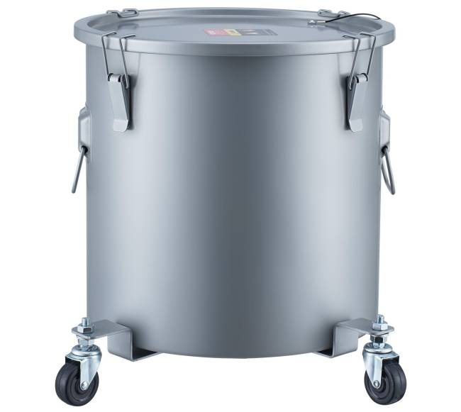 Keptuvės riebalų kibiras, 37.8L talpos, pilkos spalvos8