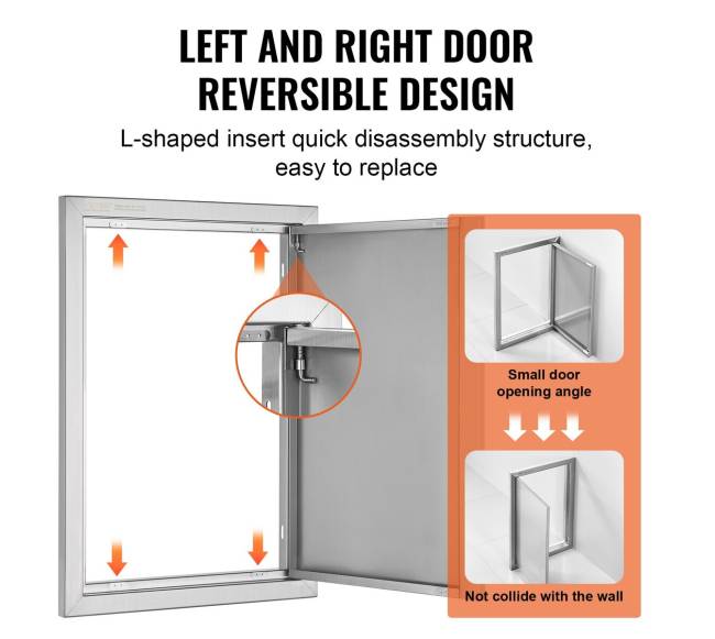 lauko virtuvės nerūdijančio plieno durelės3