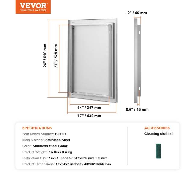 lauko virtuvės nerūdijančio plieno durelės6