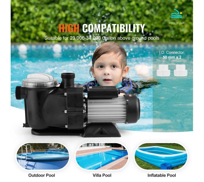 Antžeminis baseino siurblys 1,5 AG 100 GPM3