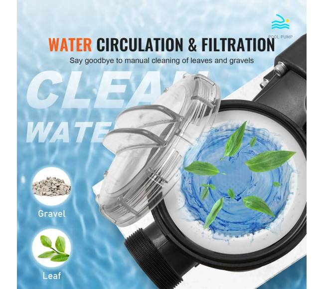 Antžeminis baseino siurblys 1,5 AG 100 GPM5