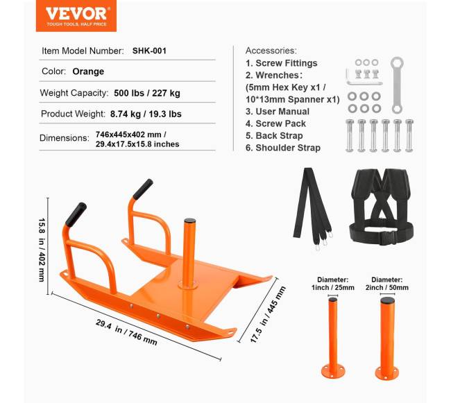 Atsparumo treniruotėms traukiamoji rogių sistema6