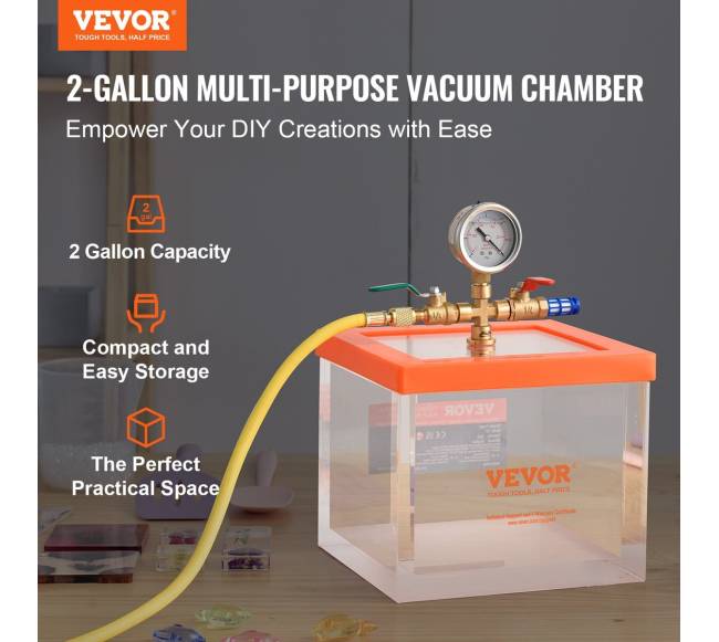 2 galonų vakuuminė kamera akrilo1