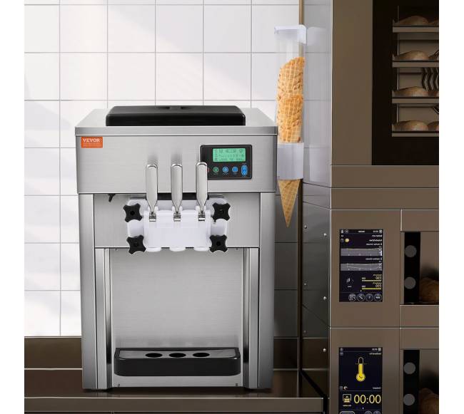 Komercinė minkštųjų ledų gaminimo mašina 20 lh7