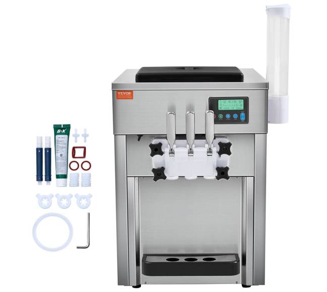 Komercinė minkštųjų ledų gaminimo mašina 20 lh8