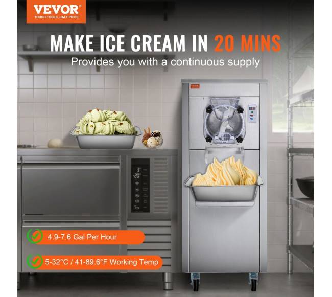 Kietų ledų gaminimo aparatas 18 Lh1