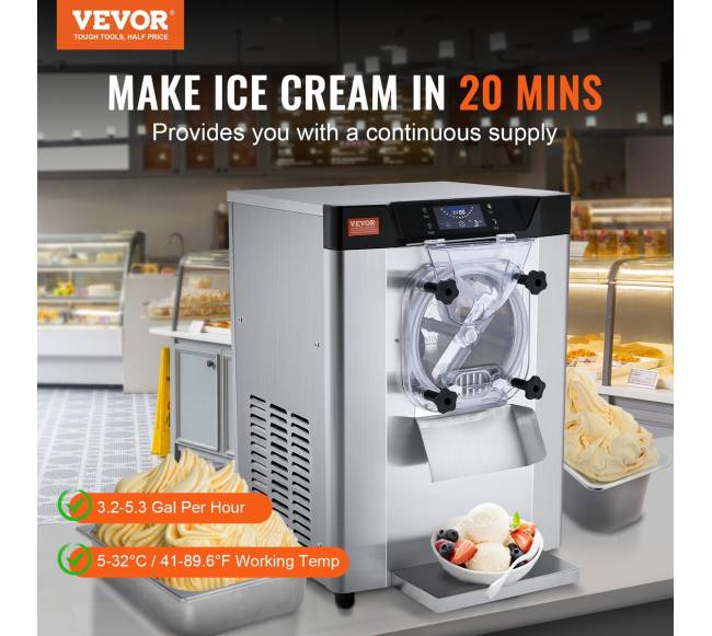 Vieno skonio ledų gamybos aparatas1