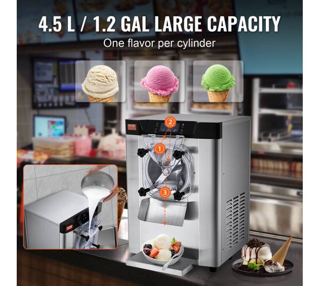 Vieno skonio ledų gamybos aparatas2