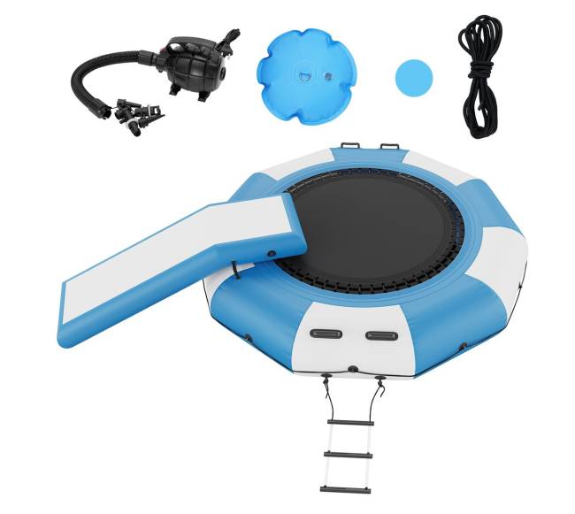 10ft pripučiamas vandens batutas su nusileidimu10