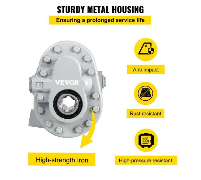 Hidraulinis siurblys 21,2 GPM su varikliu 540 aps.min4