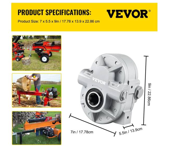Hidraulinis siurblys 21,2 GPM su varikliu 540 aps.min6