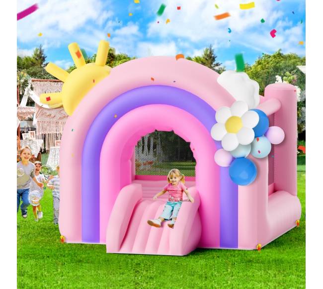 Pripučiamas batutas su čiuožykla vaikams7