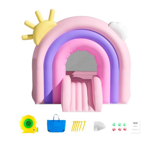 Pripučiamas batutas su čiuožykla vaikams8