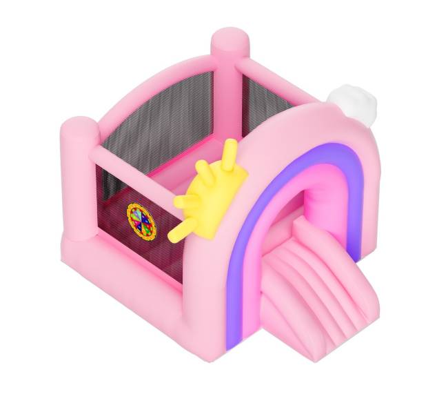 Pripučiamas batutas su čiuožykla vaikams9