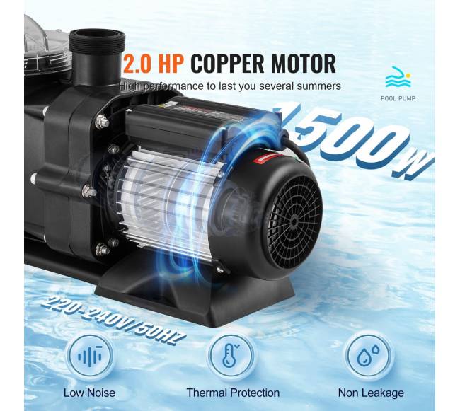 Antžeminis baseino siurblys 1500W 2.0HP su filtru2