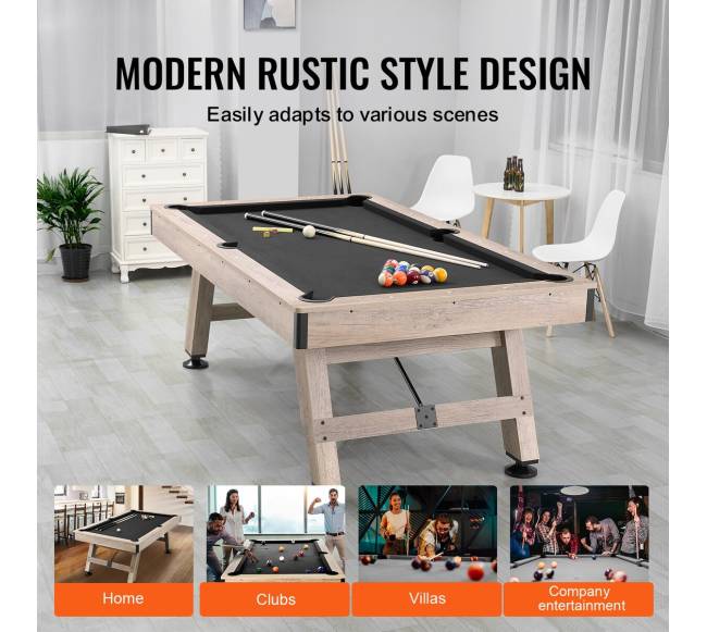 7 pėdų biliardo stalas su priedais5