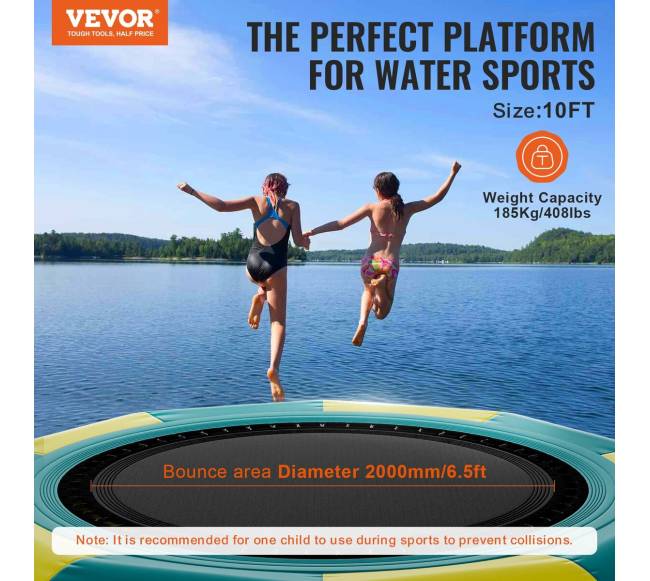 3 m pripučiamas vandens batutas baseinui ir ežerui1