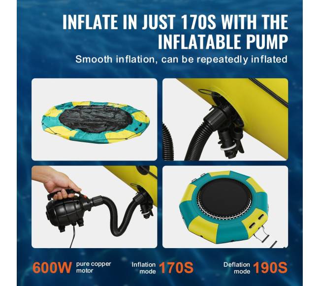 3 m pripučiamas vandens batutas baseinui ir ežerui3