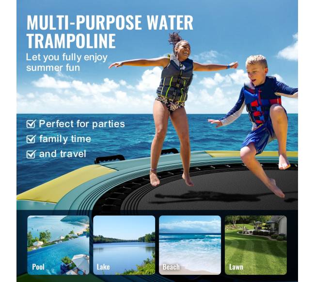 3 m pripučiamas vandens batutas baseinui ir ežerui5