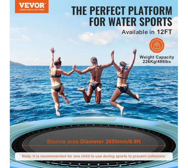 Pripučiama vandens batuto platforma 3,66 m1