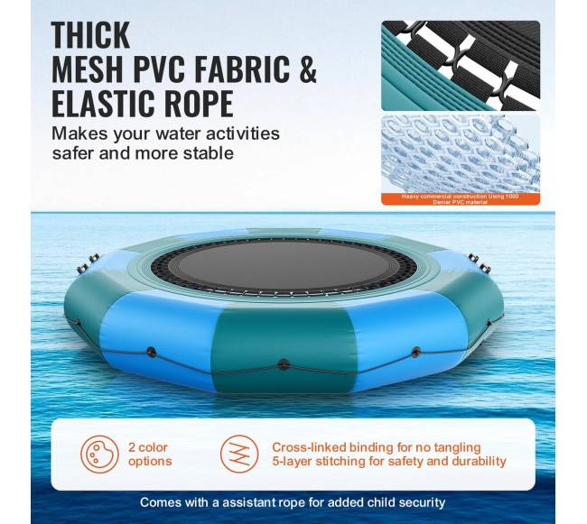 Pripučiama vandens batuto platforma 3,66 m2