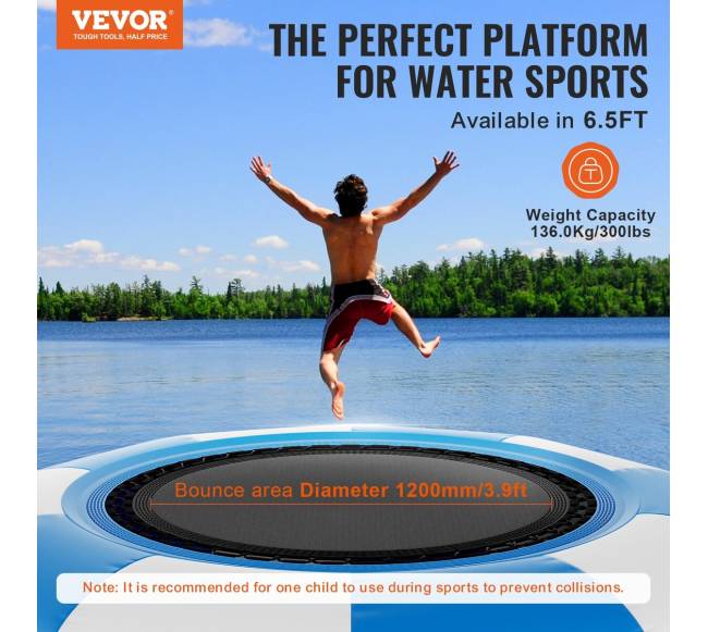 6,5 ft pripučiamas vandens batutas1