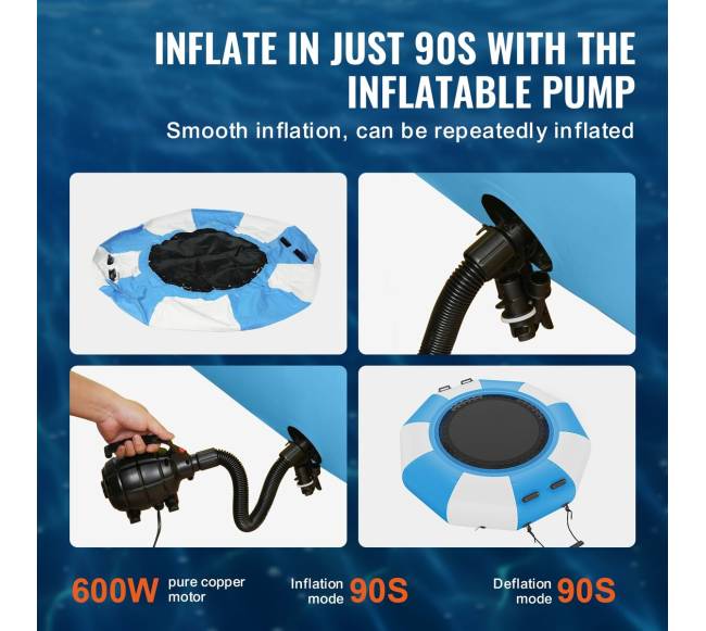 6,5 ft pripučiamas vandens batutas3