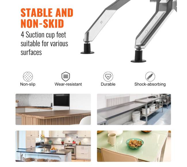 Rankinis daržovių pjaustyklė iš aliuminio ir plieno4