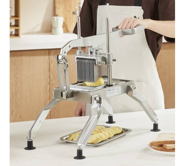 Rankinis daržovių pjaustyklė iš aliuminio ir plieno7