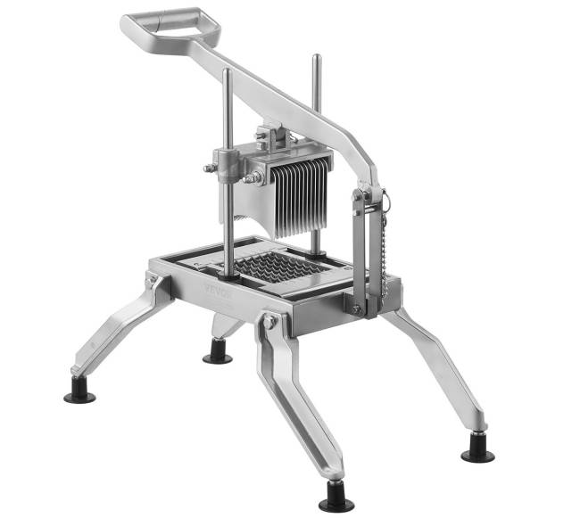 Rankinis daržovių pjaustyklė iš aliuminio ir plieno10