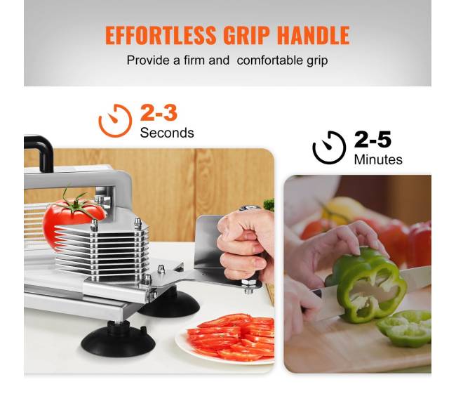 Rankinis pomidorų pjaustiklis 6,3 mm2