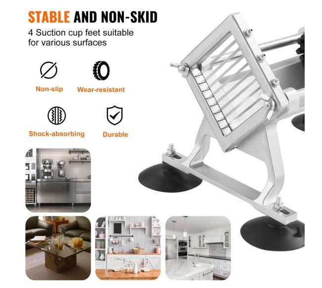 Daržovių pjaustyklė iš nerūdijančio plieno ir aliuminio4