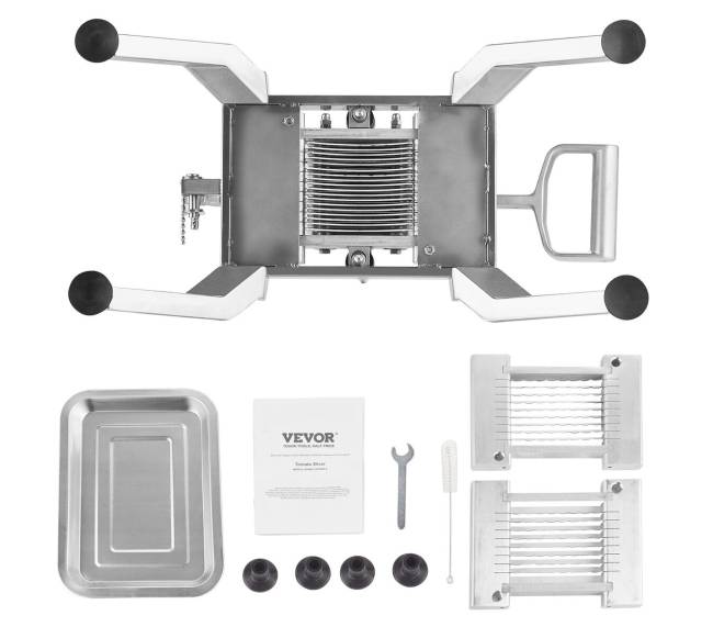 Komercinis daržovių pjaustytuvas, 6,35 ir 12,7 mm8