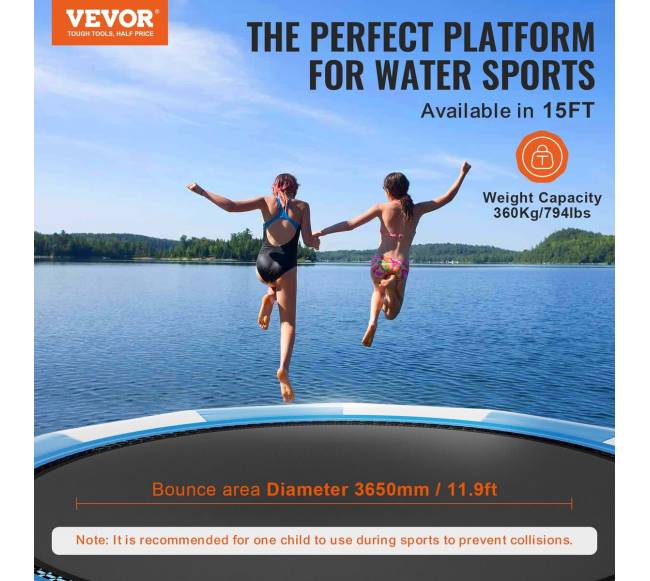 4,5 m pripučiamas vandens batutas1