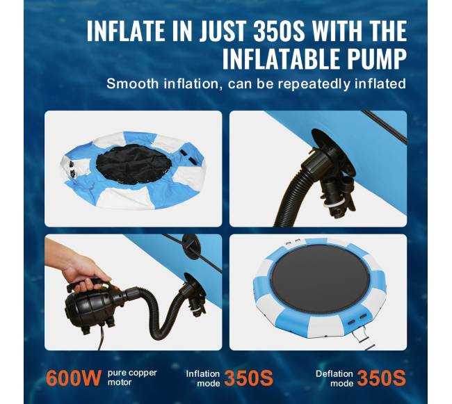 4,5 m pripučiamas vandens batutas3