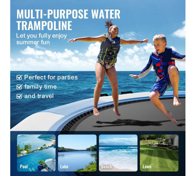 4,5 m pripučiamas vandens batutas5