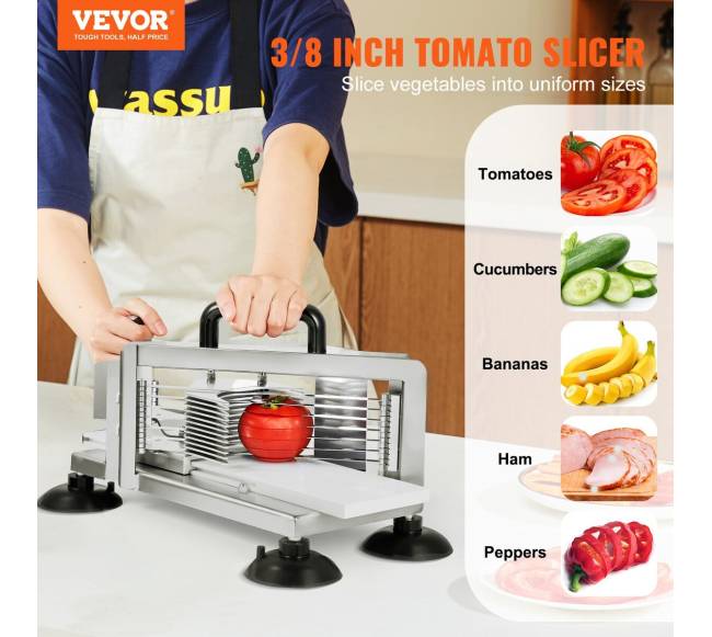 Kompaktiškas nerūdijančio plieno pomidorų pjaustytuvas1