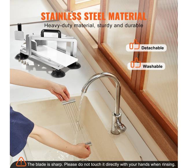 Kompaktiškas nerūdijančio plieno pomidorų pjaustytuvas5